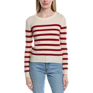 Maison Heritage Womens Zarol Cashmere Sweater, Red